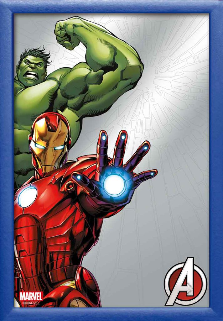KS110 Marvel - Iron Man und Hulk - Bedruckter Spiegel Produktbild 