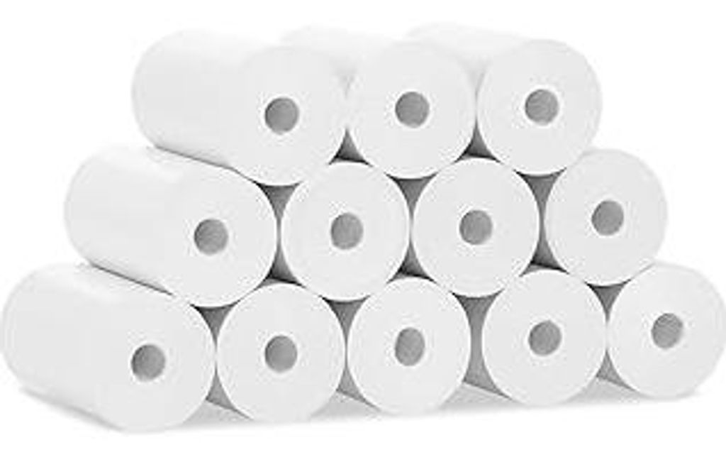 Starvortex 12 Rollen Thermopapier Kinderkamera, Thermorollen 57mm × 7m × 24mm, EC Rollen Thermopapier für Sofortbildkamera Greenkinder, Druckerp...