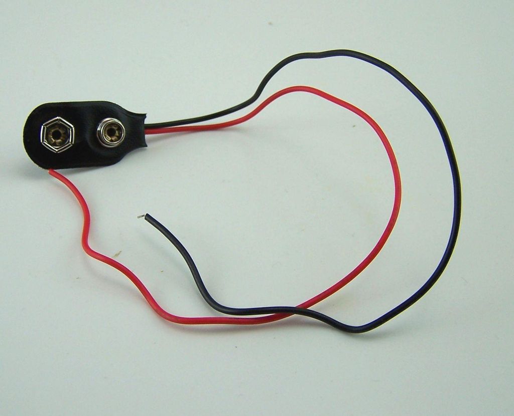 Adapter für 9V Batterie. Für Puppenstuben Beleuchtung