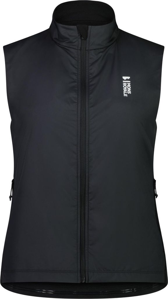 MONS ROYALE Womens Redwood Wind Vest VLU schwarz L