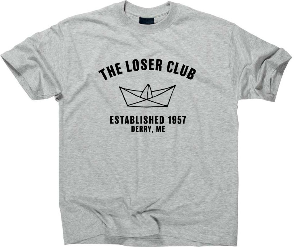 Styletex23 T-Shirt The Loser Club Papierboot Logo, sport grey, L