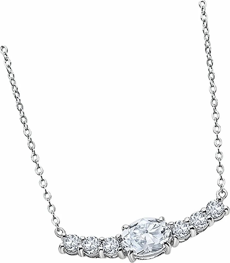 Collier Argent Anti-Oxydation Lotus Silver et Cristaux Scintillants LP