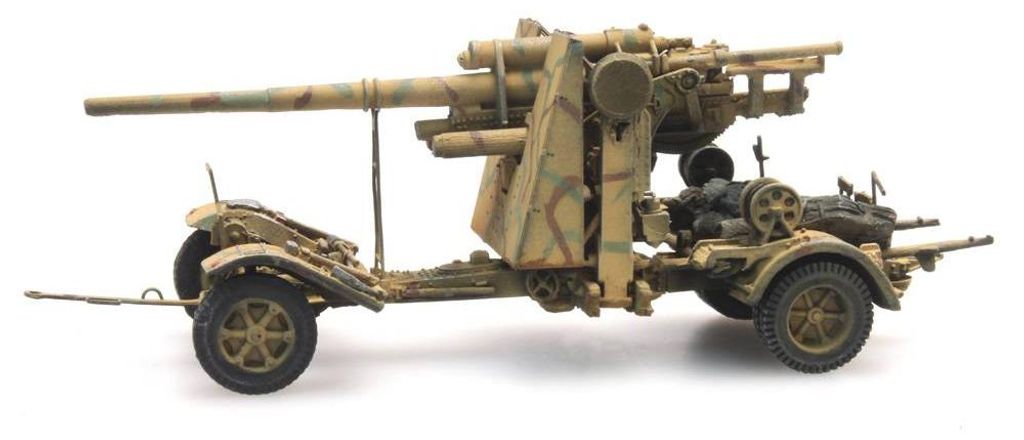 Artitec 6870071 - 1/87 / H0 WWII Dt. 8,8cm Flak 18 - Tarnung - Neu
