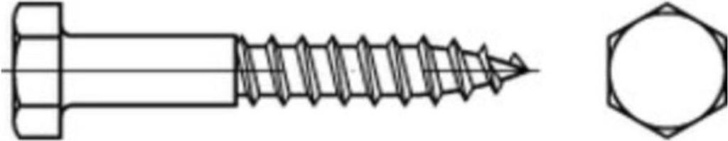 Reyher 571 V2a Schlüsselschr 16x160 (10 Stück)