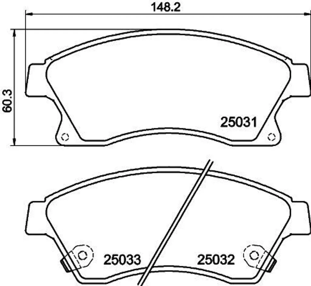 Plaquettes de frein HELLA anti-bruit pour Chevrolet Aveo et Opel Astra