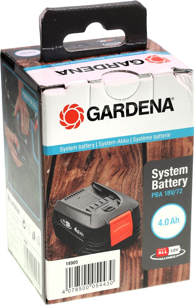 Gardena System Akku P4A PBA 18V/72 4,0 Ah Produktbild 3