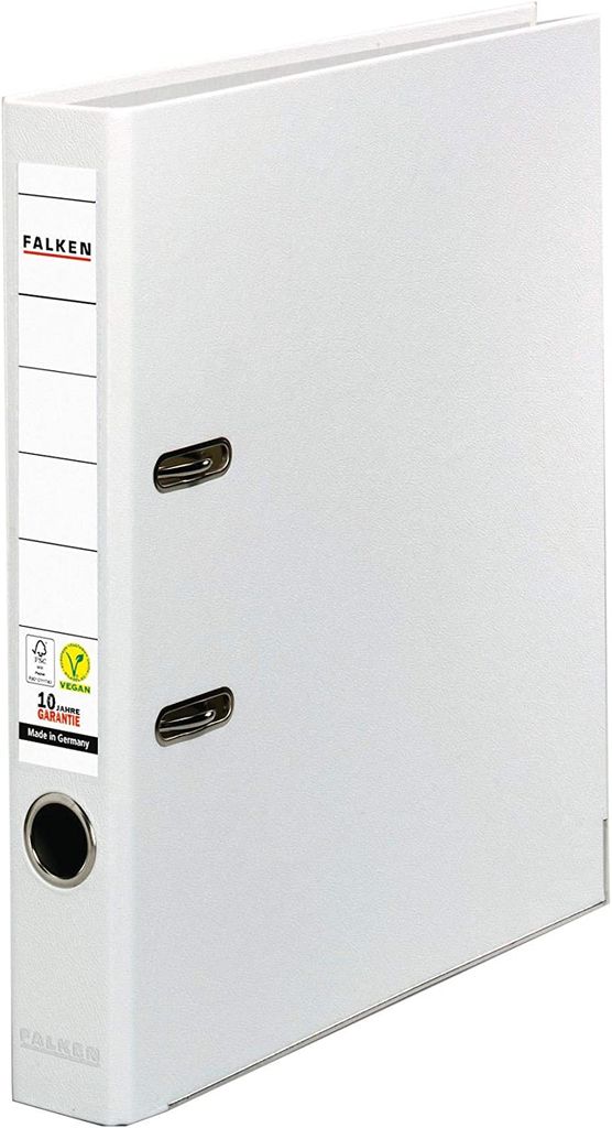 Falken 9984121 Classeur PP-Color S50 - A4, 5 cm, blanc Image du produit 