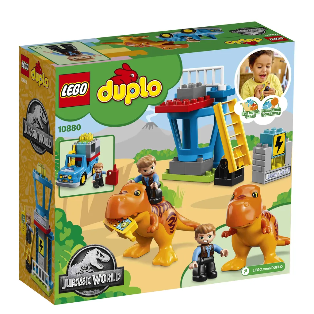 LEGO DUPLO 10880 La tour d'observation du T-Rex pour les petits fans