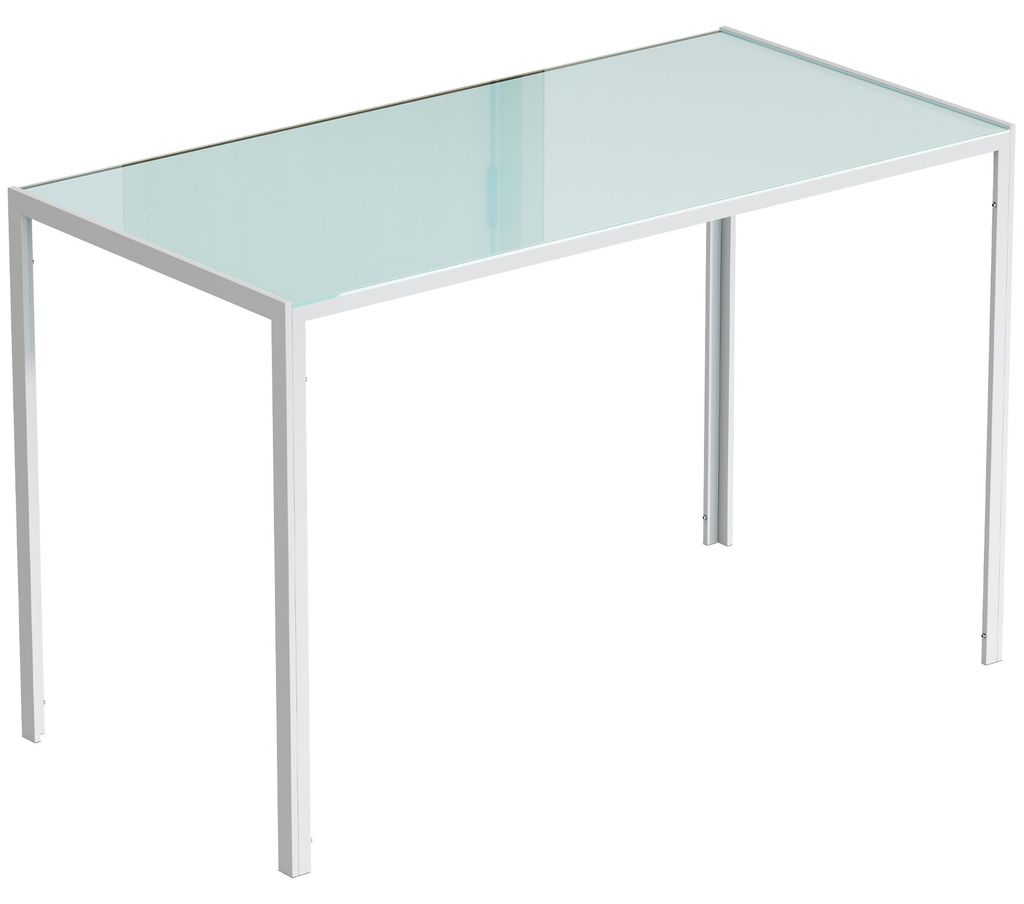 Esstisch Küchentisch großer Tisch, modernes Design, 120 cm x 60 cm x 75 cm, Weiß