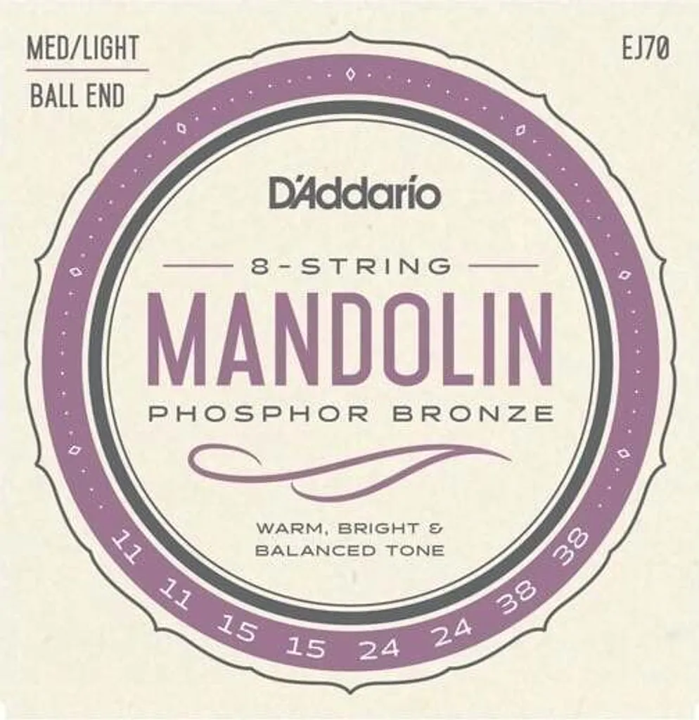 Cordes mandoline D'Addario EJ70 : finissez-en avec le son terne 11-38