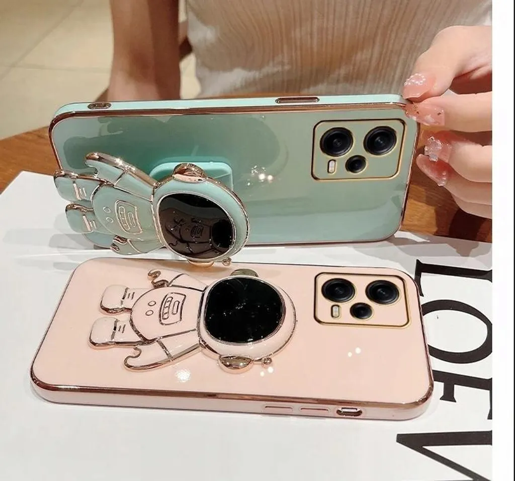 Cover Bambini e Adulti Astronauta 3D Verde Redmi Note 12 Pro+ 5G - 6