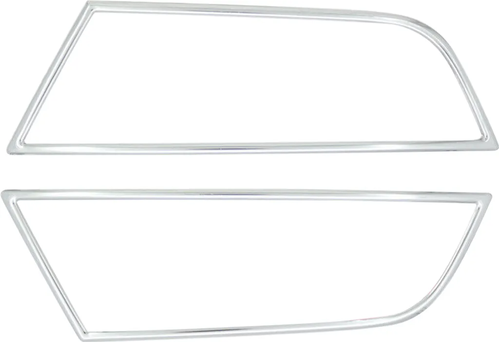 Cornici Fendinebbia Skoda Octavia 5E 2013-17 Acciaio Inox Cromato