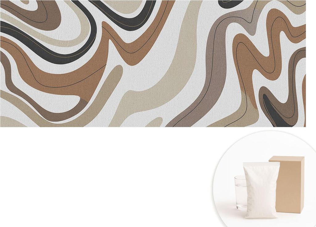 Fototapete - Wandbilder für Wohnzimmer - 208x146 cm - Dekorative Wandfolie - Modernes Design für Wanddekoration - Tapeten für Innenräume - Harm...