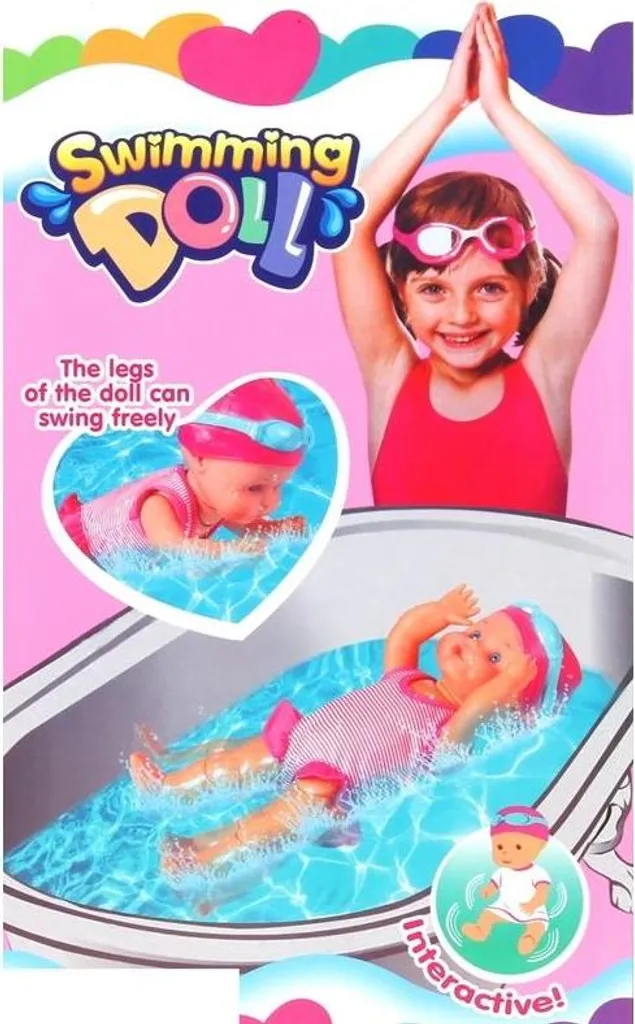 Poupée de bain flottante et interactive - Modèle étanche sans piles - 11