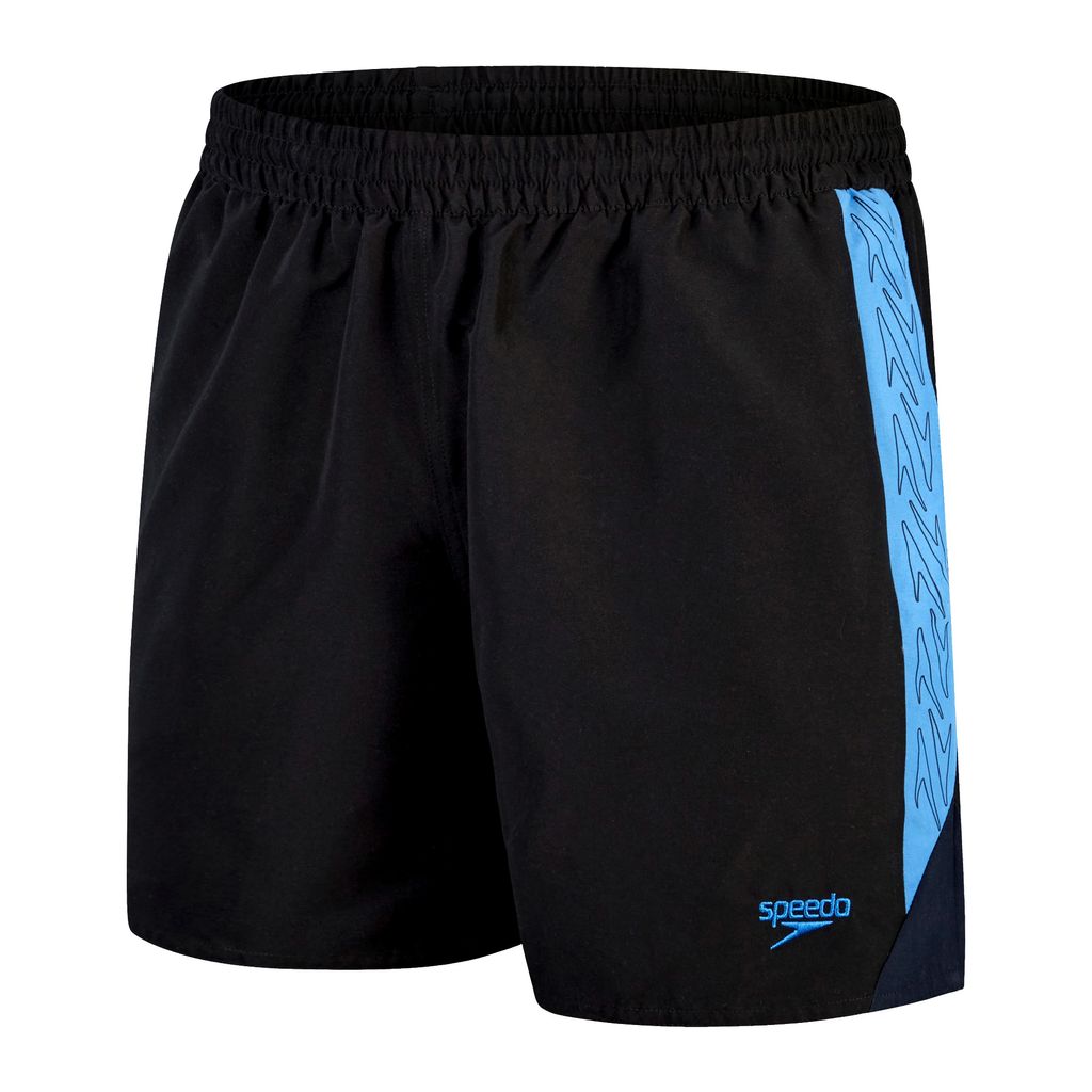 Spodenki Speedo HYPERBOOM SPL 16" SHORT BLACK/BEACH BLUE/TRUE NAVY XS