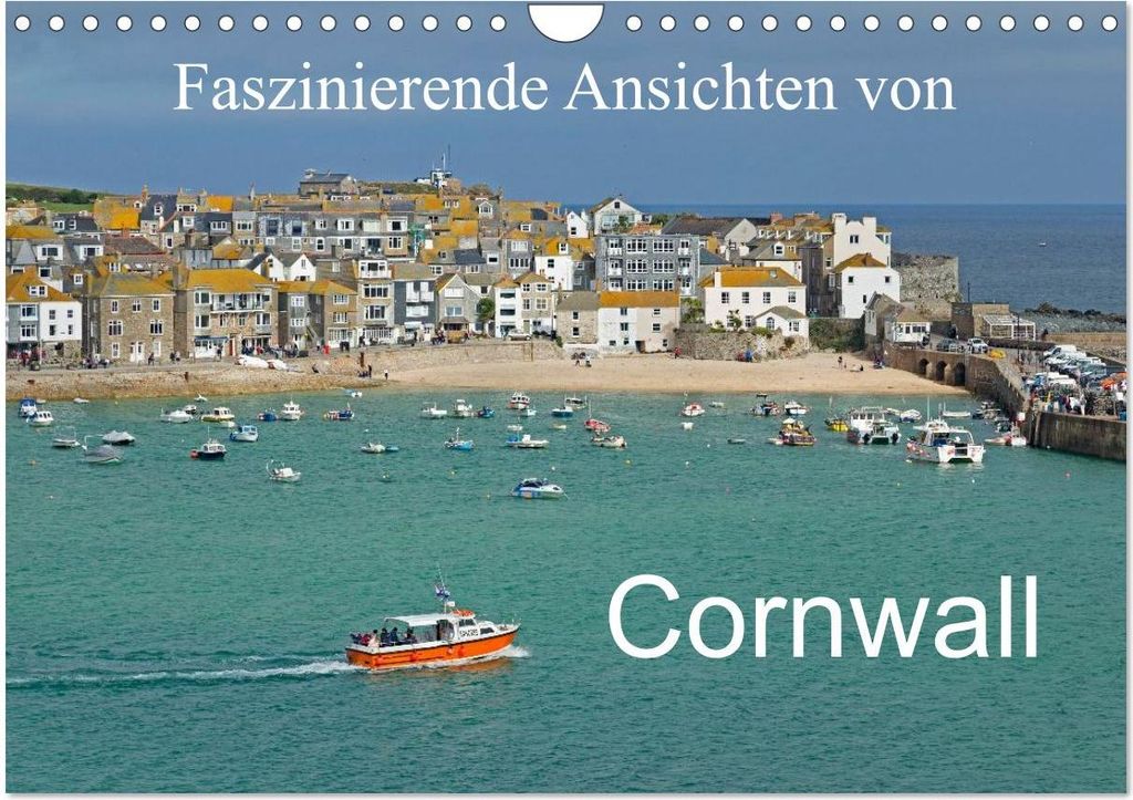 Faszinierende Ansichten von Cornwall (Wandkalender 2027 DIN A4 quer), CALVENDO Monatskalender