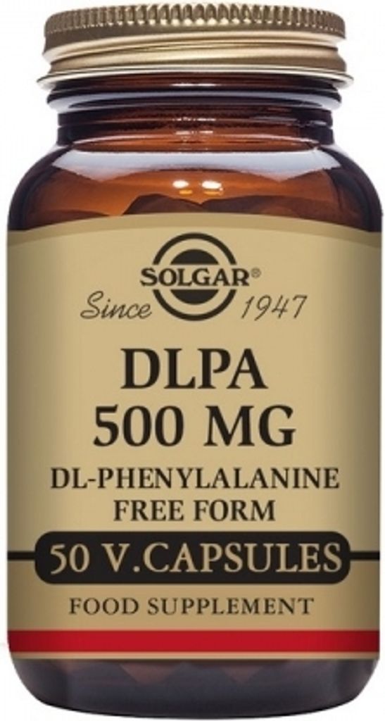 DLPA (DL-Phenylalanin) Solgar 500 mg (50 Kapseln)