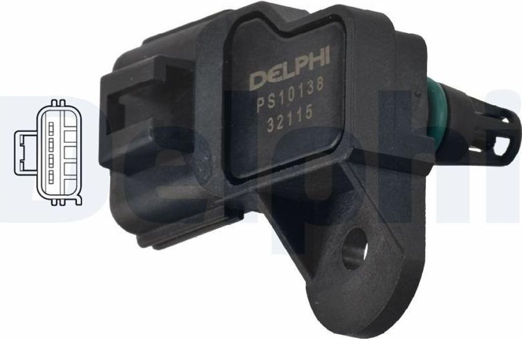 DELPHI PS10138 Ladedrucksensor für FIAT Ducato Kastenwagen Produktbild 