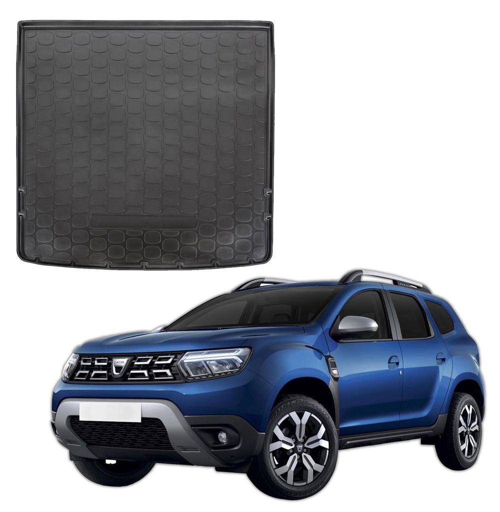 Vasca Baule Bagagliaio In Gomma Per Dacia Duster 2WD Immagine del prodotto 