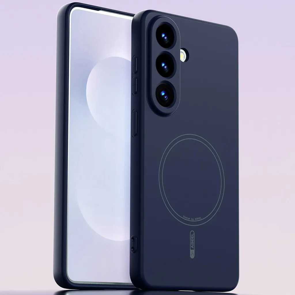 Custodia Samsung S26 Pro MagSafe Silicone Blu Scuro - Protezione Vera