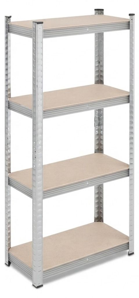 Relaxdays zwaar belastbaar rek, HxBxD: 138x60x30 cm, 200 Productafbeelding 