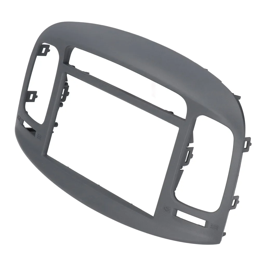 Façade autoradio robuste avec cadre de support pour navigation GPS 2DIN