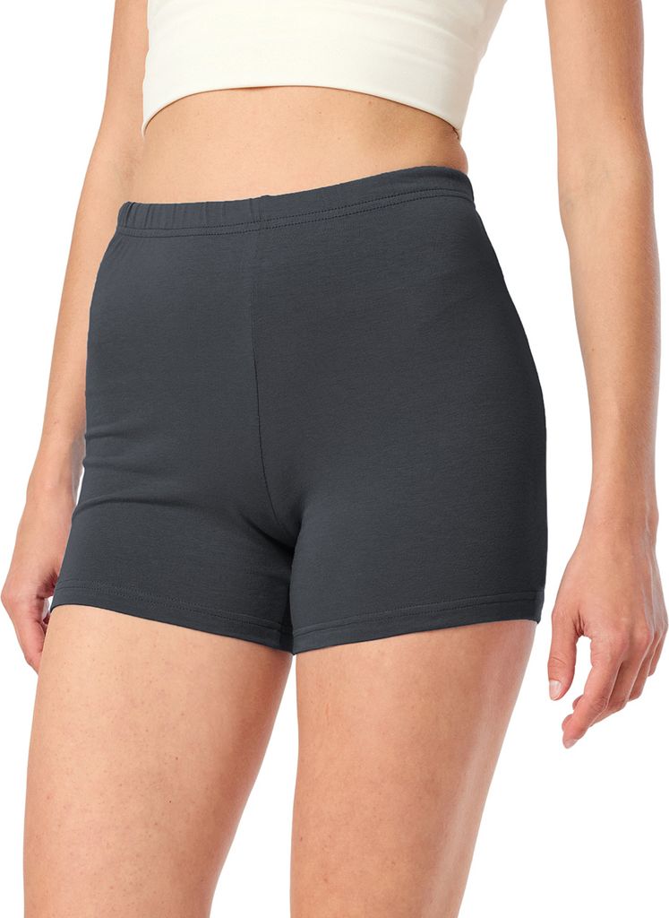Merry Style Damen Shorts Radlerhose Kurze Hose Boxershorts aus Viskose MS10-283(Graphite, XS)