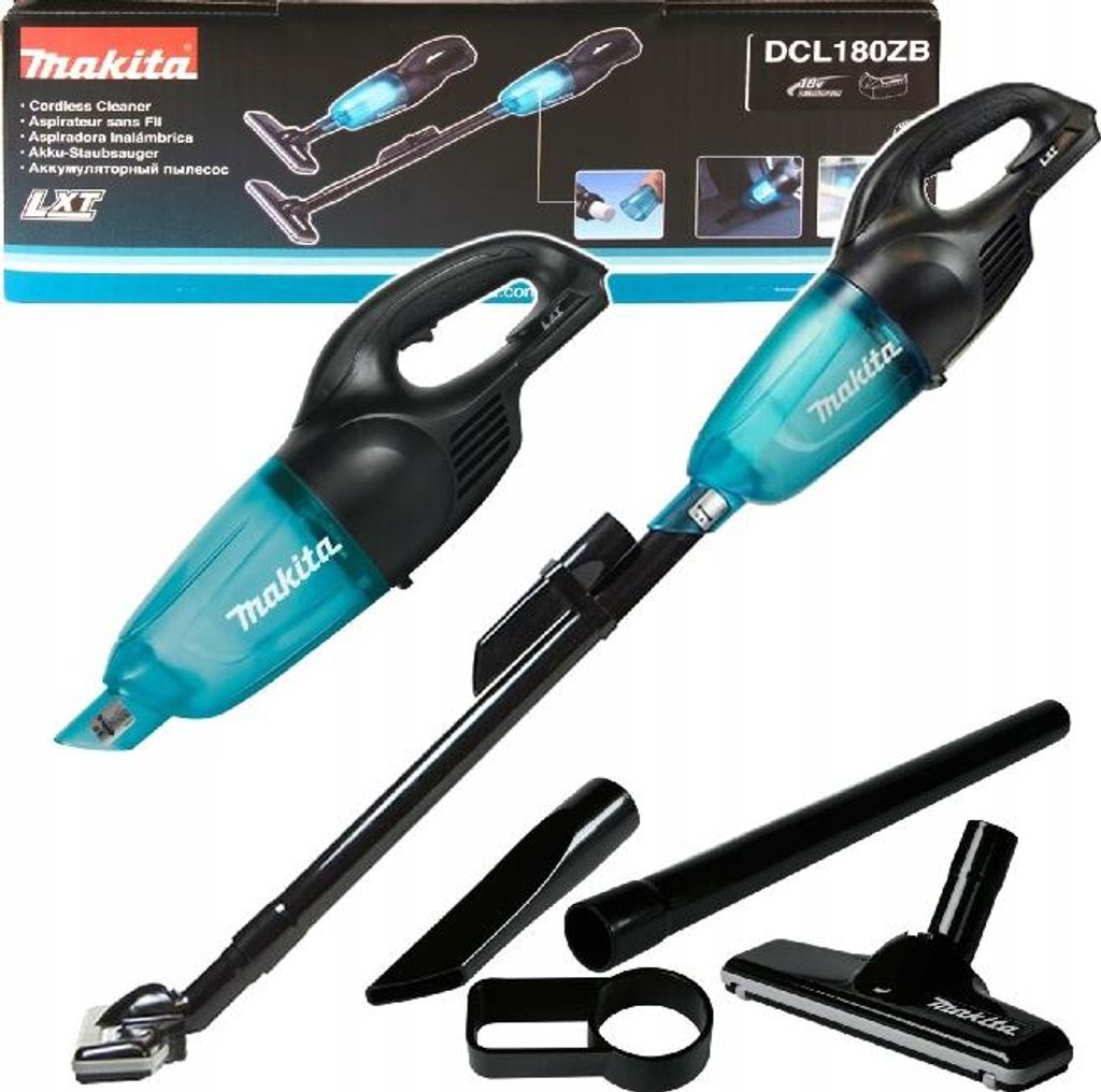 Makita Dcl180Zb 18V 30W 650Ml Leichtes Auto Staubsauger