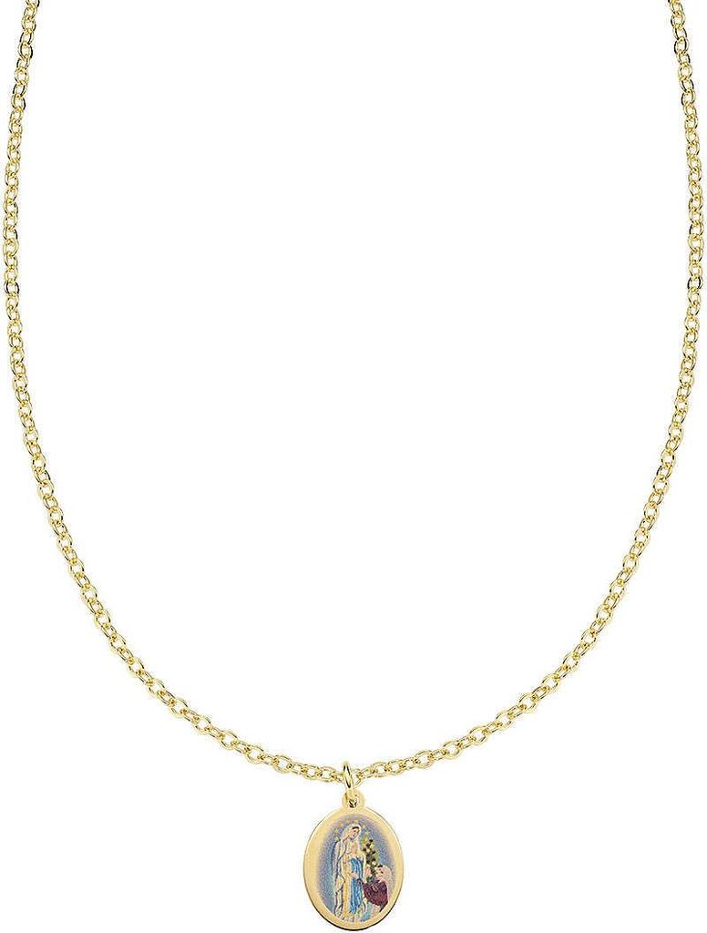 Halsketten Mit Anhӓnger Amen Gold Von 43 cm bis 49 cm Kollektion Devotion - frau