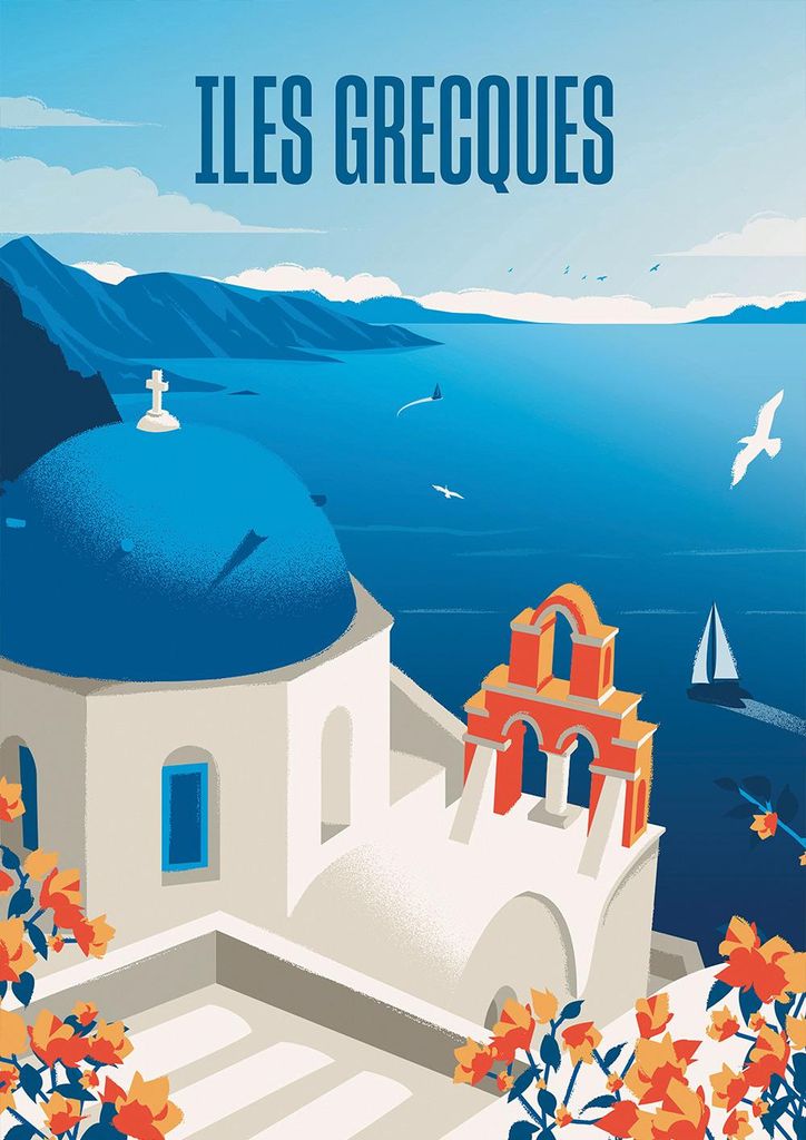 Puzzle mit 500 Teilen von Hachette: „Holiday Dreams – Griechische Inseln“