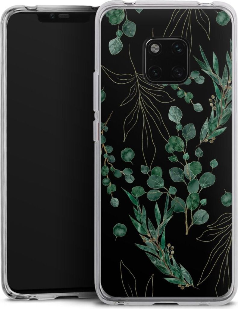 DeinDesign Handyhülle für Huawei Mate 20 Pro Silikon Hülle Case Smartphone Schutzhülle Blätter Natur Eukalyptus
