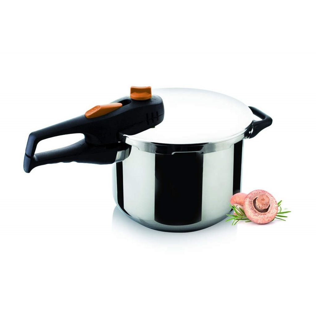 schnellkochtopf 6l ADAGIO, OR-Knopf, Edelstahl