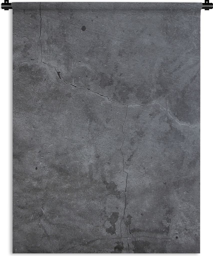 MuchoWow Wandteppich Wandbehang Industriell - Beton - Grau - Schiefer - Retro 90x120 cm Tapisserie Dekoration Wandtuch - Wanddeko