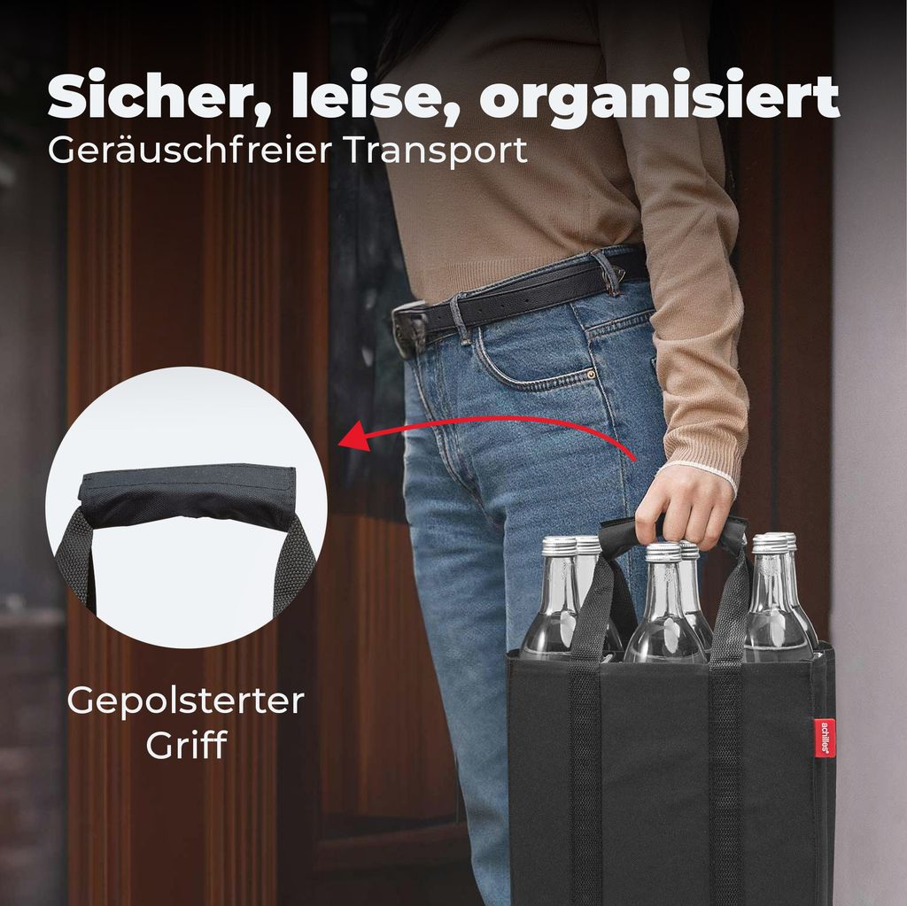 Bottle-Bag 6er, Flaschentasche für 6 x 1,5L Flaschen Produktbild 6