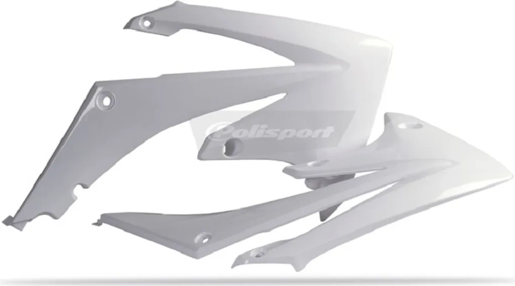 Polisport Spoiler de Radiateur Blanc pour Honda CRF250R CRF450R 10-12