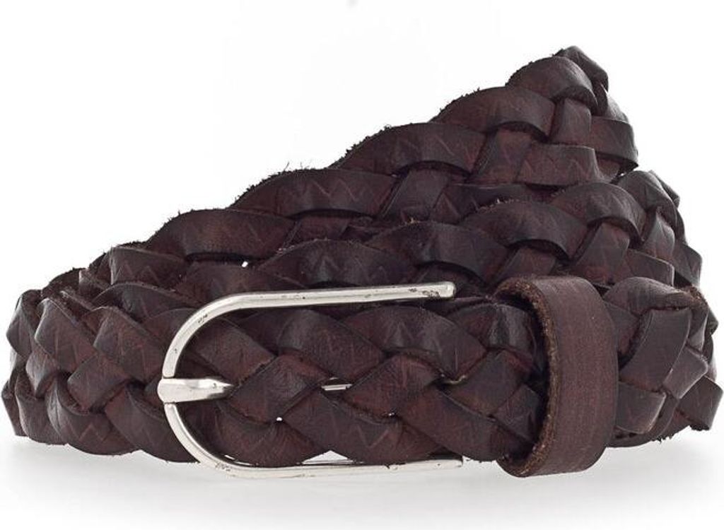 25 mm Gürtel 0690 dunkelbraun Größe 85