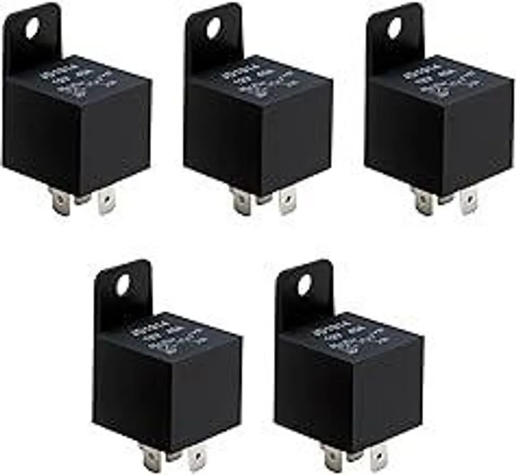 Set 5 Relè 12V 40A Heavy Duty - Per Fuoristrada, Nautica e Veicoli Speciali