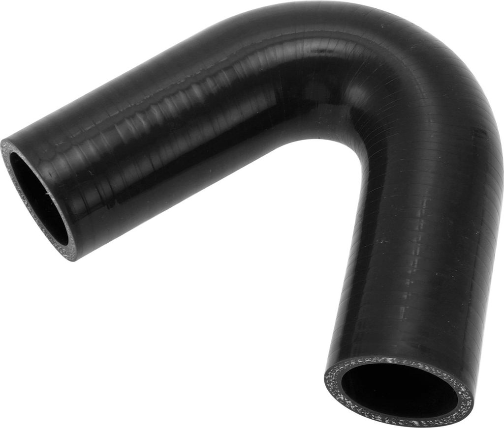 1 Stück 34mm/1,34" ID 102mm/4,02" Länge 135 Grad Schwarzer Autosilikonschlauch Kühlmittelschlauch Universal