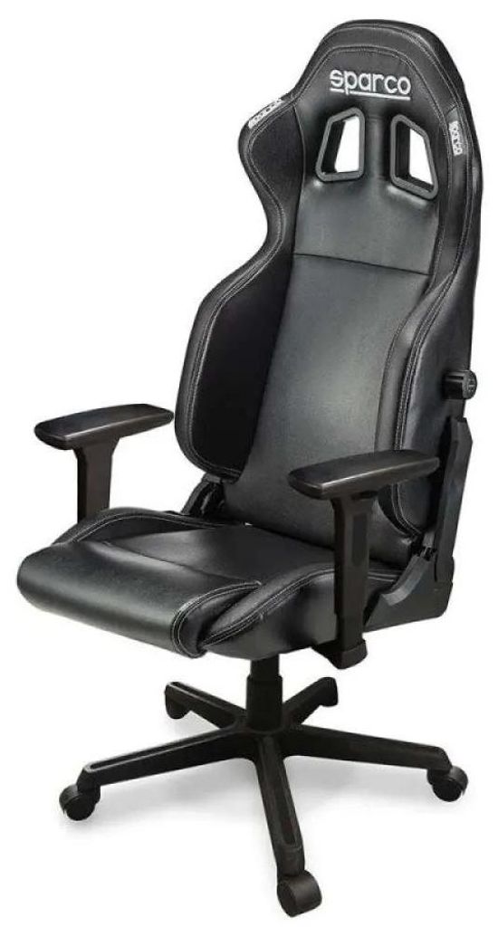 Sparco Icon, Assise rembourrée, Dossier rembourré, Noir, Image du produit 