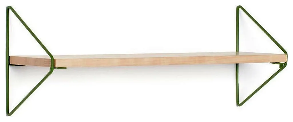 Étagère murale décorative verte pour chambre d'enfant - Bois et Métal