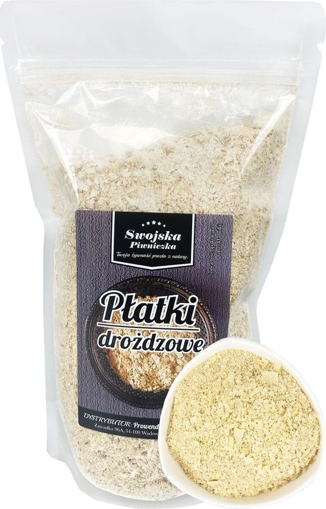 PŁATKI DROŻDŻOWE POLSKIE 250g Drożdże Nieaktywne Swojska Piwniczka