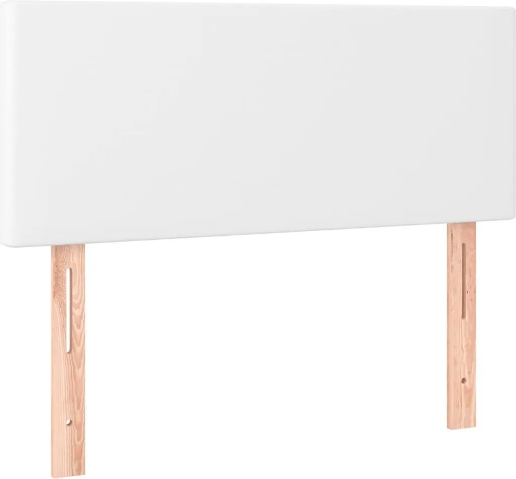 Testiera Letto Singolo SYFAX™ Bianca 80cm - Similpelle Sicura e Morbida