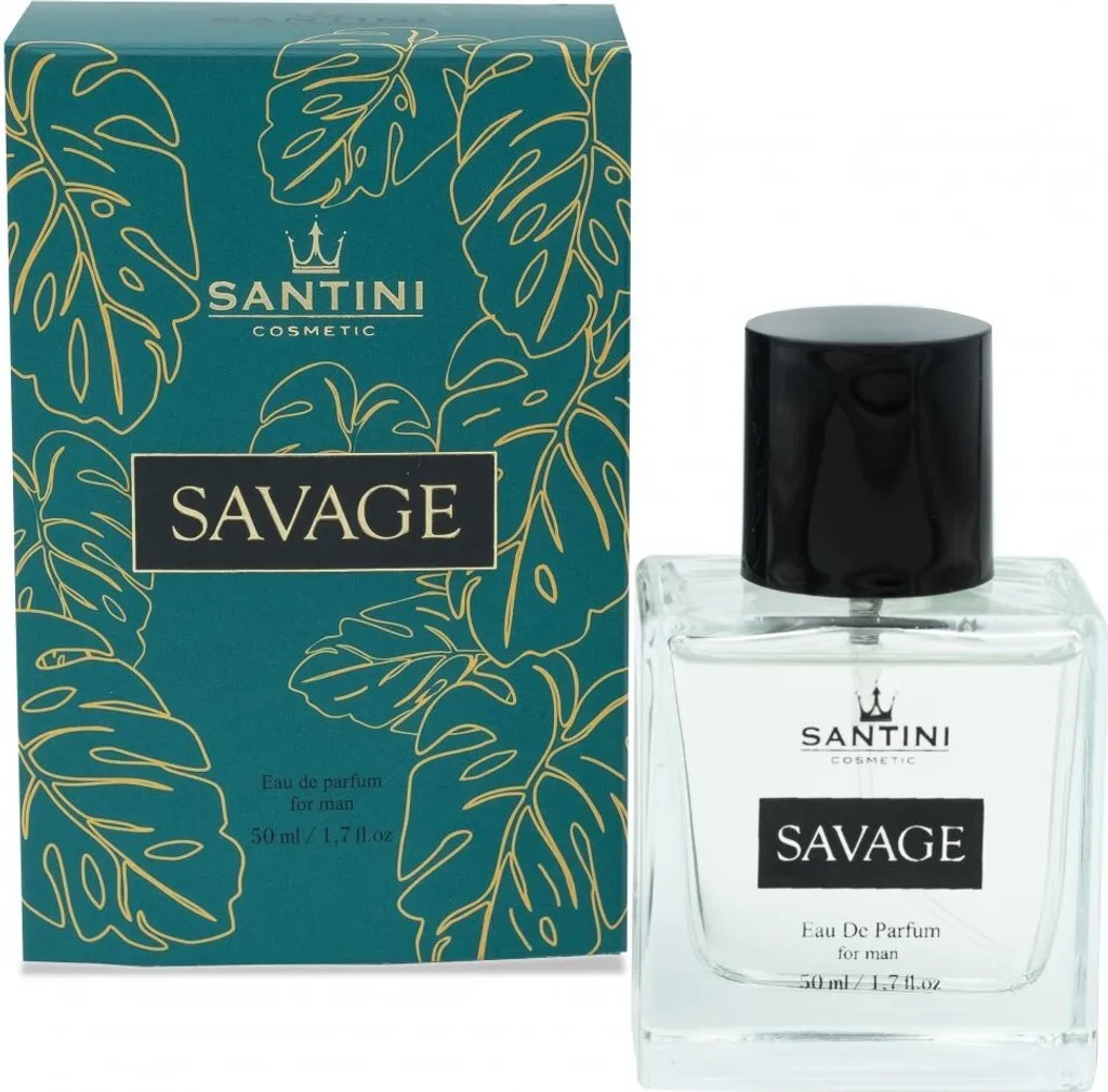 Parfum homme SANTINI Savage 50ml - Idéal pour le bureau et les sorties