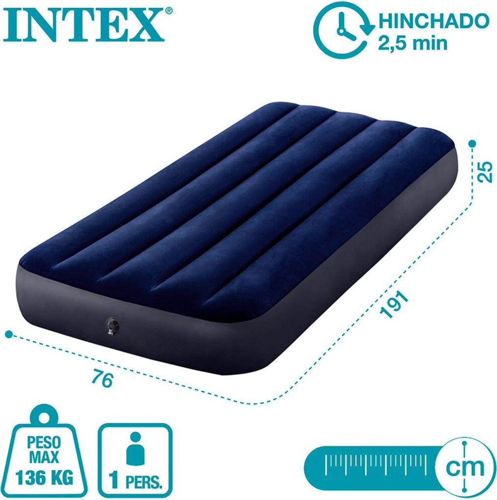 Materac dmuchany 191 x 76 x 25 cm INTEX 64756 Produktbild 9