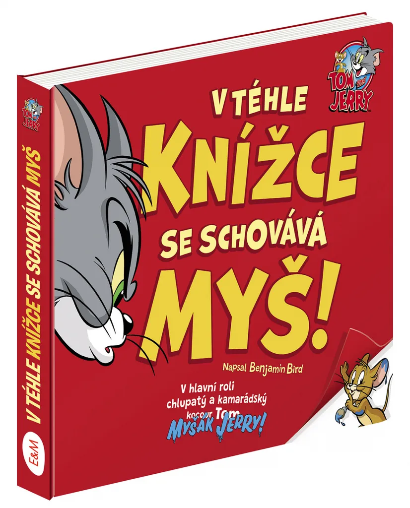 Livre d'Éveil Tom & Jerry - Album Illustré de Cache-Cache avec la Souris