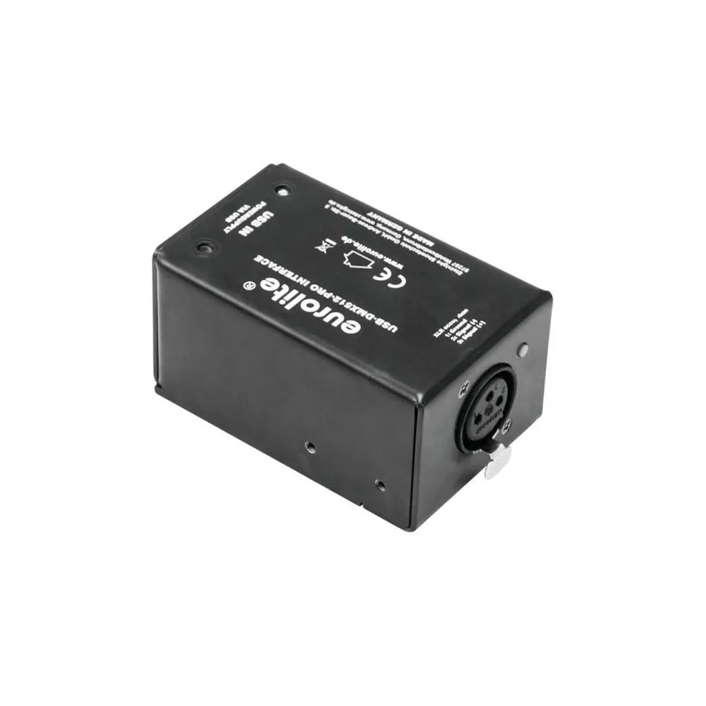 Interface DMX USB Eurolite PRO MK2 Contrôleur Lumière 51860121 Noir