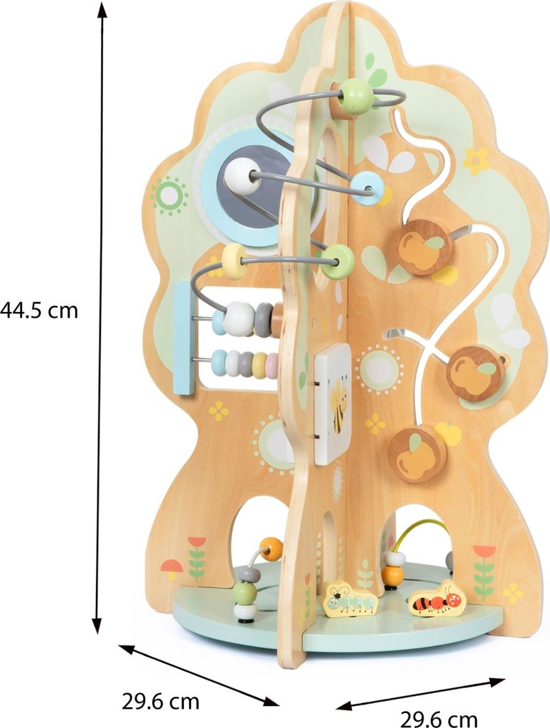 10-in-1 Aktivitätsbaum aus Holz – Lernspielzeug für Kinder Produktbild 4