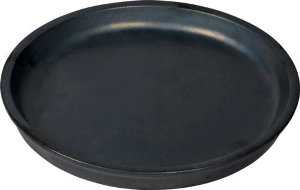 Blumentopf Untersetzer Ton Ø 25 cm H 2 cm metallic Produktbild 