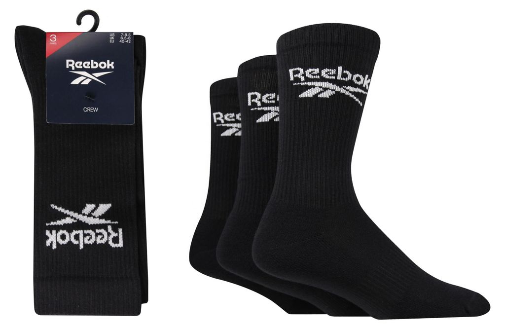 Reebok Hohe Socken Unisex Core Crew – Bequem, mit Produktbild 
