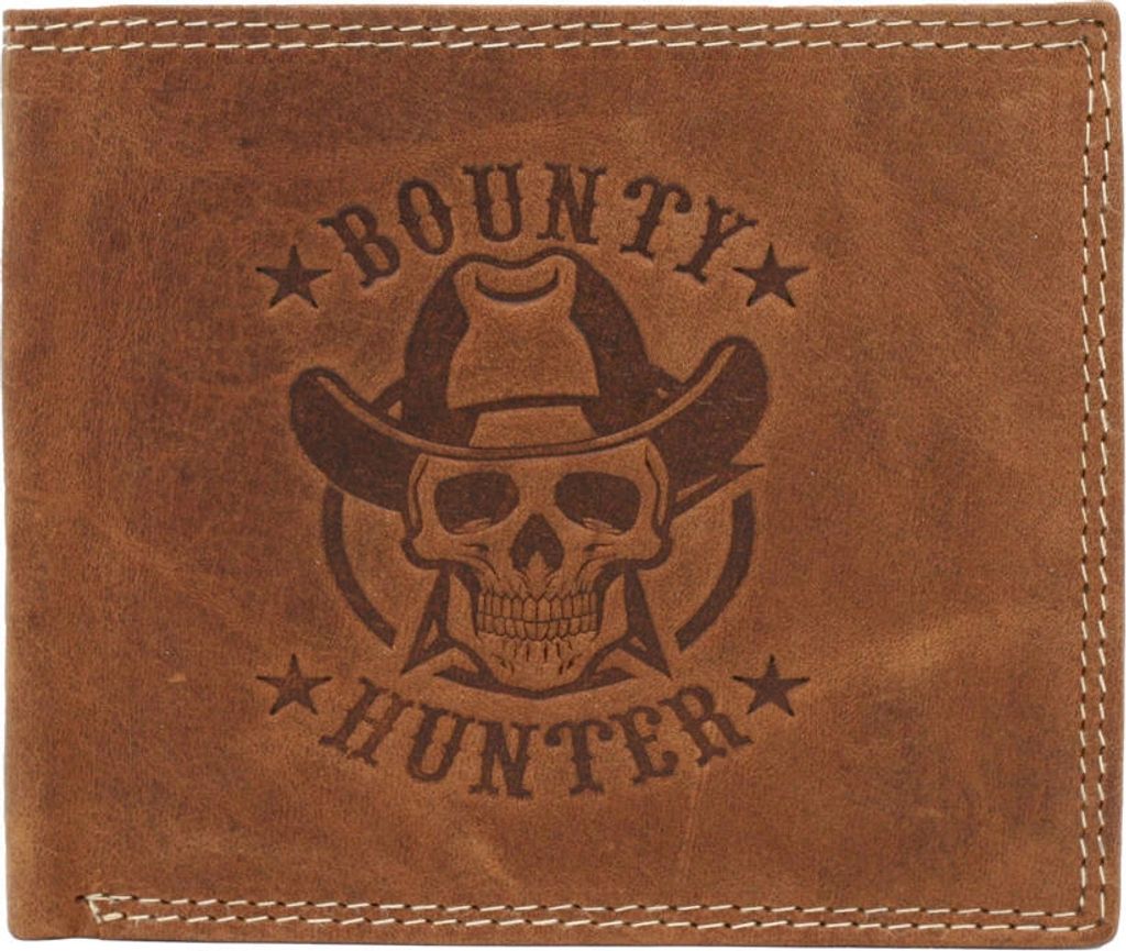 Always Wild | Großes Portemonnaie, aus Leder, für Männer, Hellbraun, Naturleder, 12,5x10.5 cm